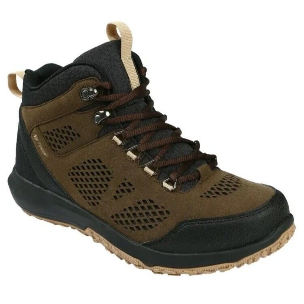 Northside Benton Trail Mid Hiking Sneaker Men’s Size 10.5 Brown Black Waterproof